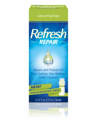 Refresh Repair Lubricant Eye Drops Perspective: front