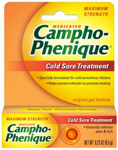 Campho-Phenique Cold Sore Treatment Perspective: front