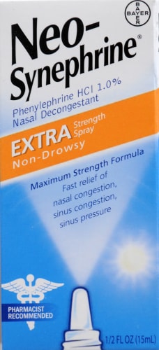 Neo-Synephrine Extra Strength Nasal Spray Perspective: front