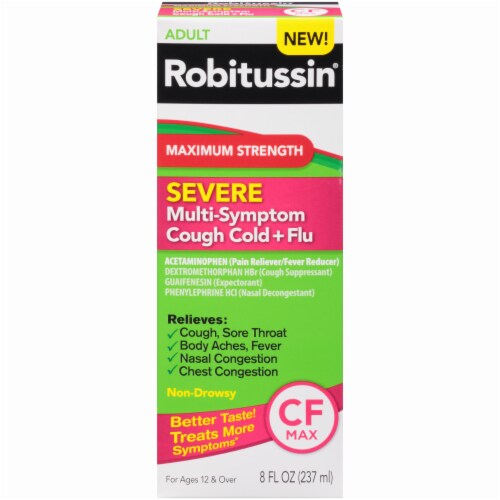Robitussin CF Severe Perspective: front