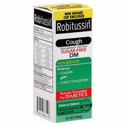 Robitussin Sugar Free Dm Cough Syrup, 1 Each - Food 4 Less