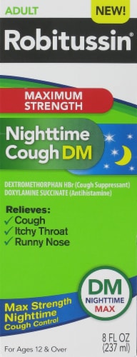 Robitussin Nighttime Cough DM Perspective: front