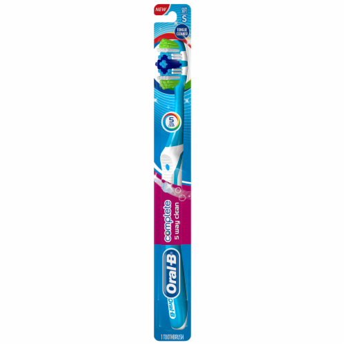 Oral-B Complete 5 Way Clean Soft Toothbrush Perspective: front