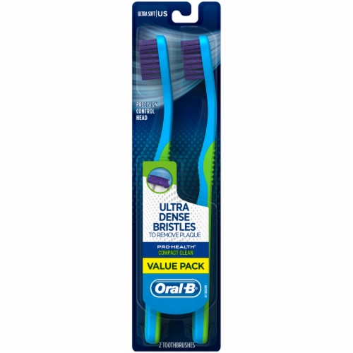 Mus inhoudsopgave Geavanceerd Oral-B Pro-Health Compact Clean Ultra Soft Toothbrush, 2 ct - Fred Meyer