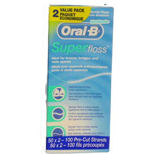 Oral-B® Superfloss™ Mint Dental Floss, 50 ct - Kroger