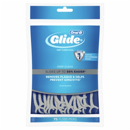 Oral-B® Glide® Deep Mint Floss Picks, 75 ct - Pay Less Super Markets