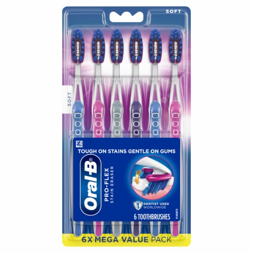 Oral-B 3D White Pro-Flex Toothbrushes Perspective: front