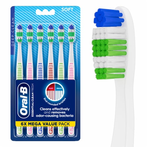 Oral-B Fresh & Clean Toothbrushes, Soft Perspective: front