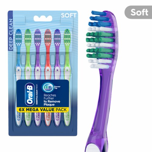 Oral-B Fresh & Clean Toothbrushes, Soft Perspective: front