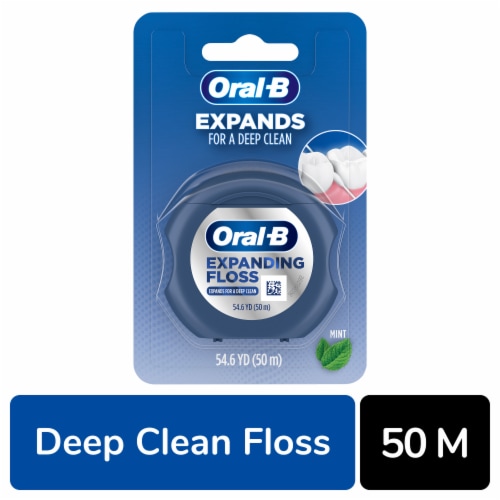 Oral-B Expandable Mint Dental Floss Perspective: front
