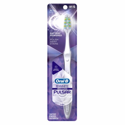 Oral-B Pulsar 3D White Soft Toothbrush Perspective: front