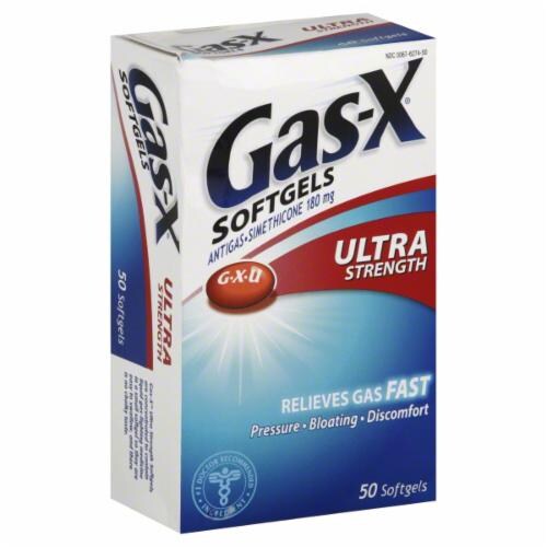 Gas-X Ultra Strength Soft Gels Perspective: front