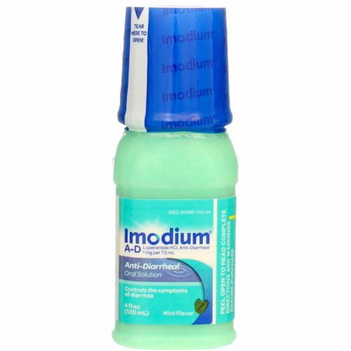 Imodium AD Liquid AntiDiarrheal Medicine, Mint Flavor, 4 fl oz Kroger