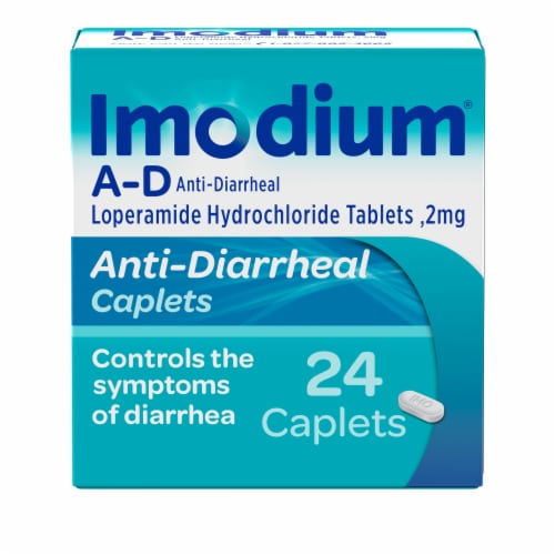 Imodium A-D Caplets Perspective: front