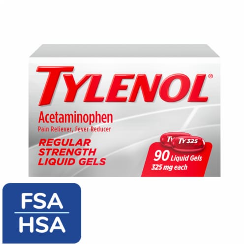 Tylenol® Regular Strength Liquid Gels Perspective: front