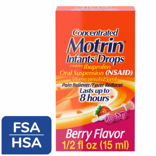 Infants' Motrin Concentrated Drops Perspective: front