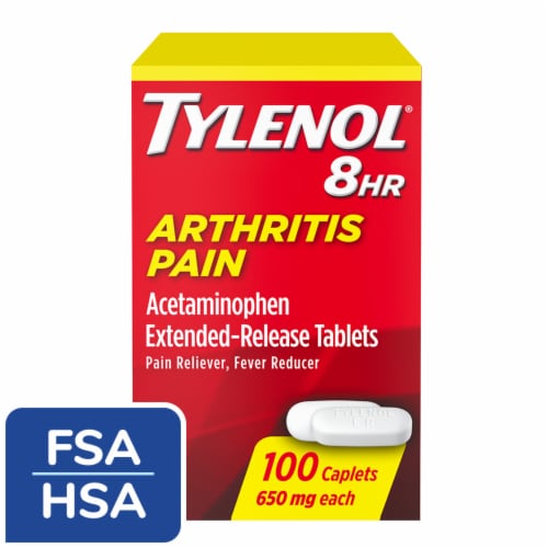 Tylenol 8 HR Arthritis Pain Extended Release Caplets Perspective: front