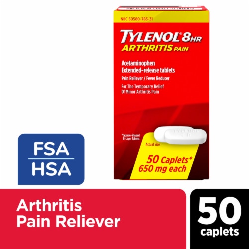 Tylenol Arthritis Pain Extended Release Caplets Perspective: front