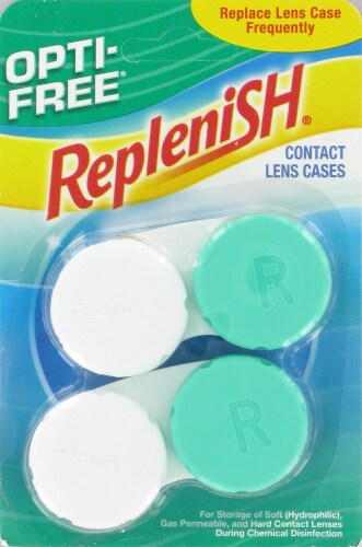 Opti-Free Replenish Lens Case Perspective: front