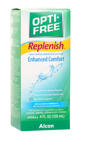 Opti-Free® Replenish® Solution Perspective: front