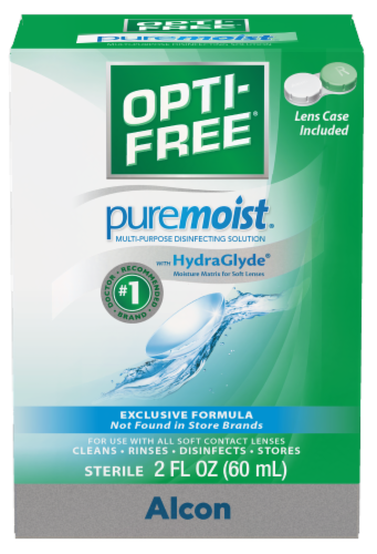 Opti-Free® PureMoist® Contact Lens Solution Perspective: front