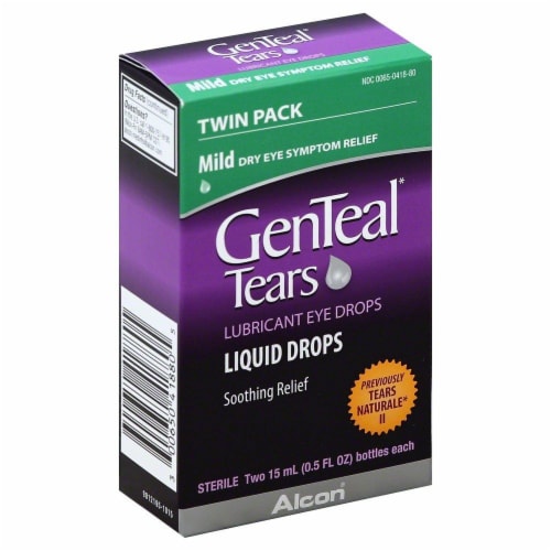 Alcon Genteal Tears Lubricating Eye Drops, 2 ct / 15 ml Fred Meyer
