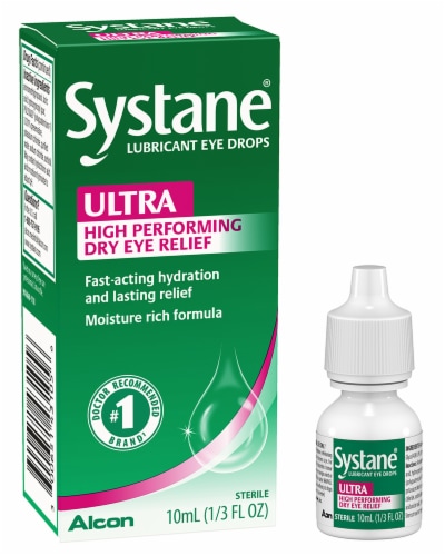 Systane Ultra High Performance Lubricant Eye Drops Perspective: front