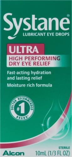 Systane Ultra High Performance Lubricant Eye Drops Perspective: front
