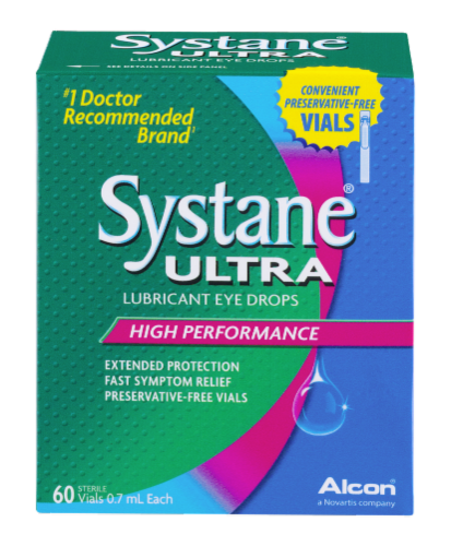 Alcon Systane Ultra High Performance Lubricant Eye Drops Perspective: front