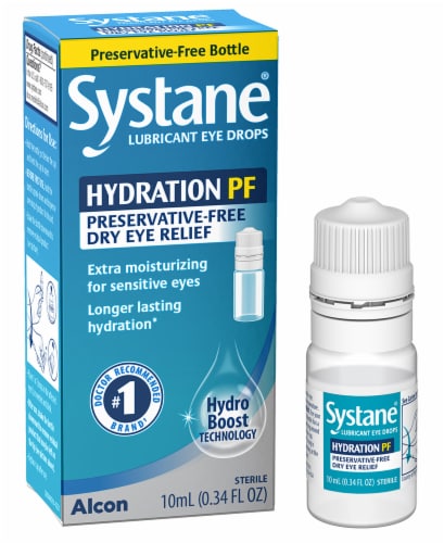 Systane® Hydration Multi-Dose Preservative-Free Lubricant Eye Drops Perspective: front