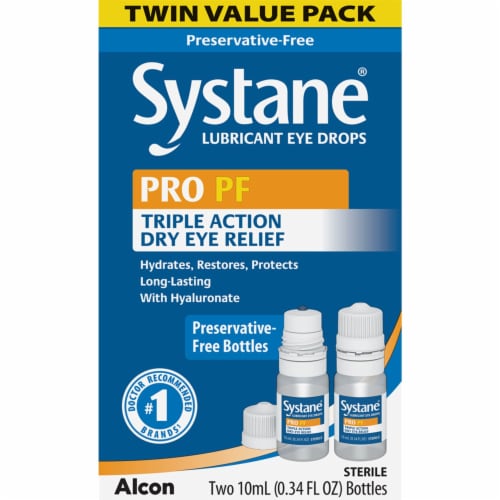 Systane® Pro Multi-Dose Preservative-Free Eye Drops Perspective: front