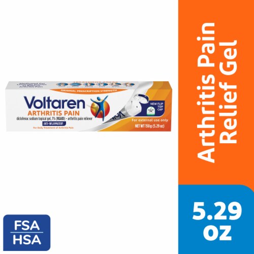 Voltaren Arthritis Pain Powerful Topical Arthritis Pain Relief Gel Perspective: front