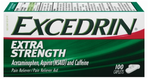 Excedrin Extra Strength Caplets Perspective: front