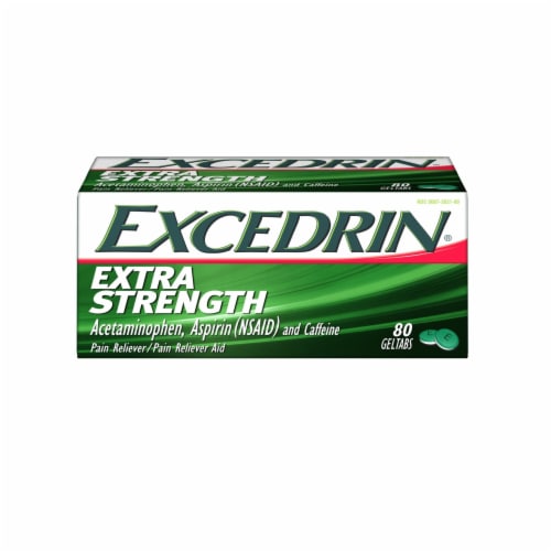 Qfc Excedrin Extra Strength Gel Tabs 80 Count 80 Ct