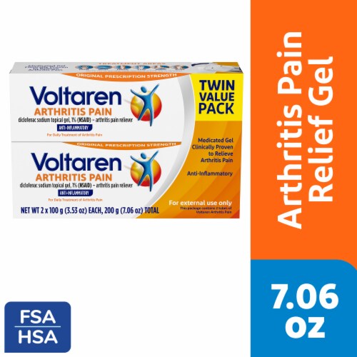 Voltaren Arthritis Pain Reliever Topical Gel Perspective: front