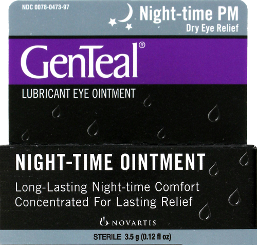 GenTeal Night-Time Lubricant Eye Ointment Perspective: front