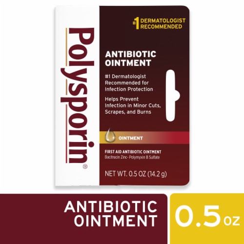 Polysporin First Aid Antibiotic Ointment Perspective: front