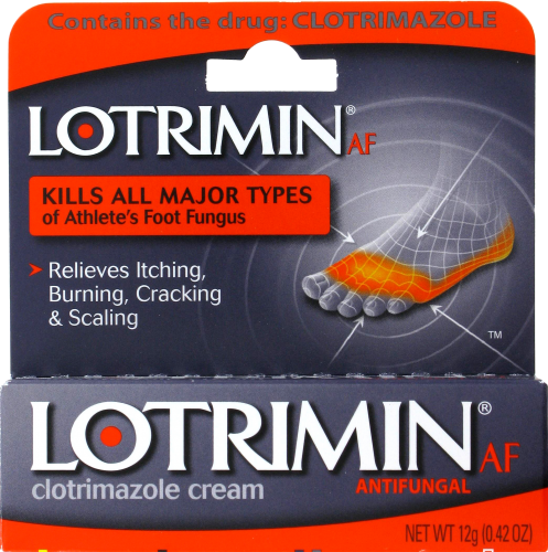 Lotrimin Clotrimazole Antifungal Cream Perspective: front
