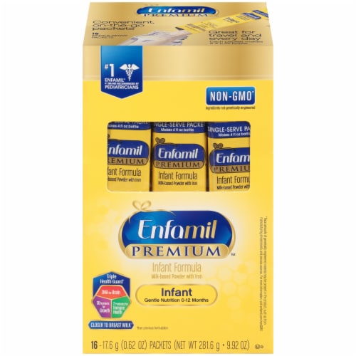 Enfamil Premium Infant Formula Powder Single Serve Packets 16 Count, 9.92  oz - Pay Less Super Markets