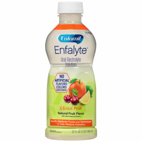 Enfamil Enfalyte Mixed Fruit Oral Electrolyte Solution Perspective: front