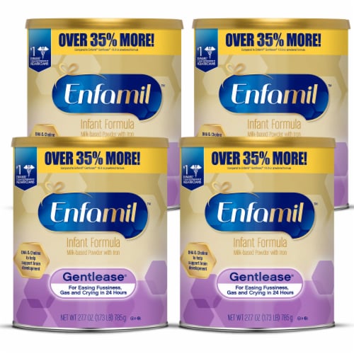 Enfamil Gentlease Infant Formula All in One with Iron Makes 90 Ounces