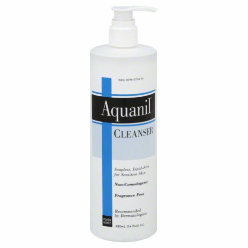 Aquanil Lotion Soapless Fragrance Free Cleanser Hydrating 1 Count 16 fl oz Perspective: front