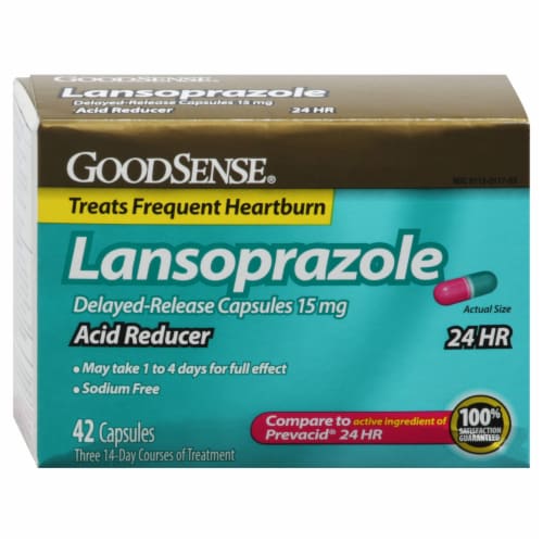 GoodSense Lansoprazole Acid Reducer Perspective: front