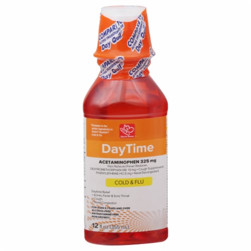 Harris Teeter Daytime Liquid Acetaminophen 325mg Perspective: front