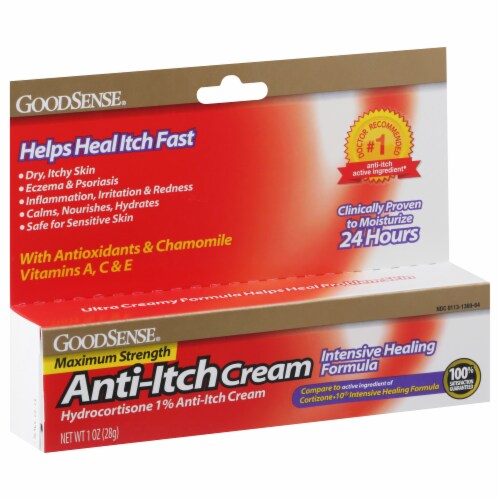 GoodSense® Maximum Strength Anti-Itch Cream Perspective: front