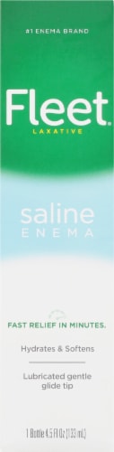 Fleet® Laxative Saline Enema Easy Squeeze Bottle Perspective: front