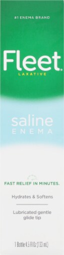 Fleet® Laxative Saline Enema Easy Squeeze Bottle Perspective: front