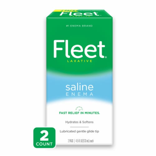 Fleet Laxative Saline Enema Perspective: front