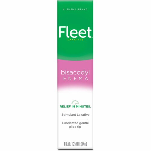 Fleet® Stimulant Laxative Bisacodyl Enema Comfortip Bottle Perspective: front