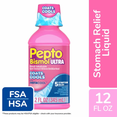 Pepto Bismol Ultra InstaCool Liquid, 12 fl oz Harris Teeter